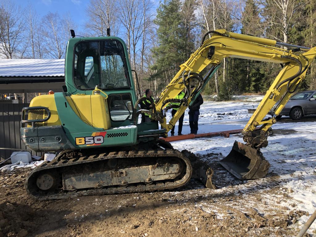 Autocollants YANMAR B50 Pour Excavatrice - Ensemble Neuf Générique - Fabriqué En France
